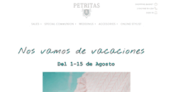 Desktop Screenshot of petritas.com